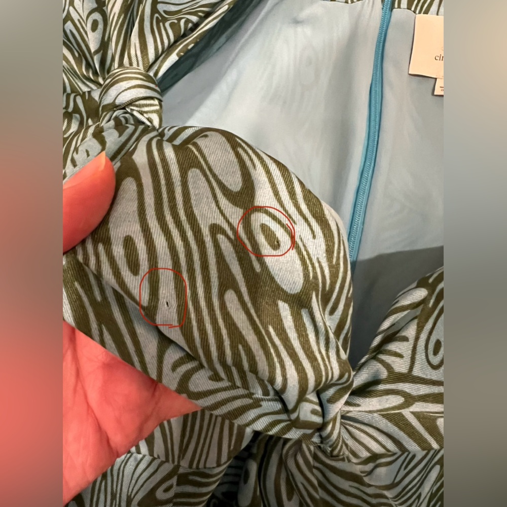 cinq a sept Green Swirl Midi Dress - Picture 16 of 16